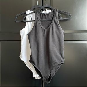 NWOT Bodysuits - Bundle 1 black, 1 white